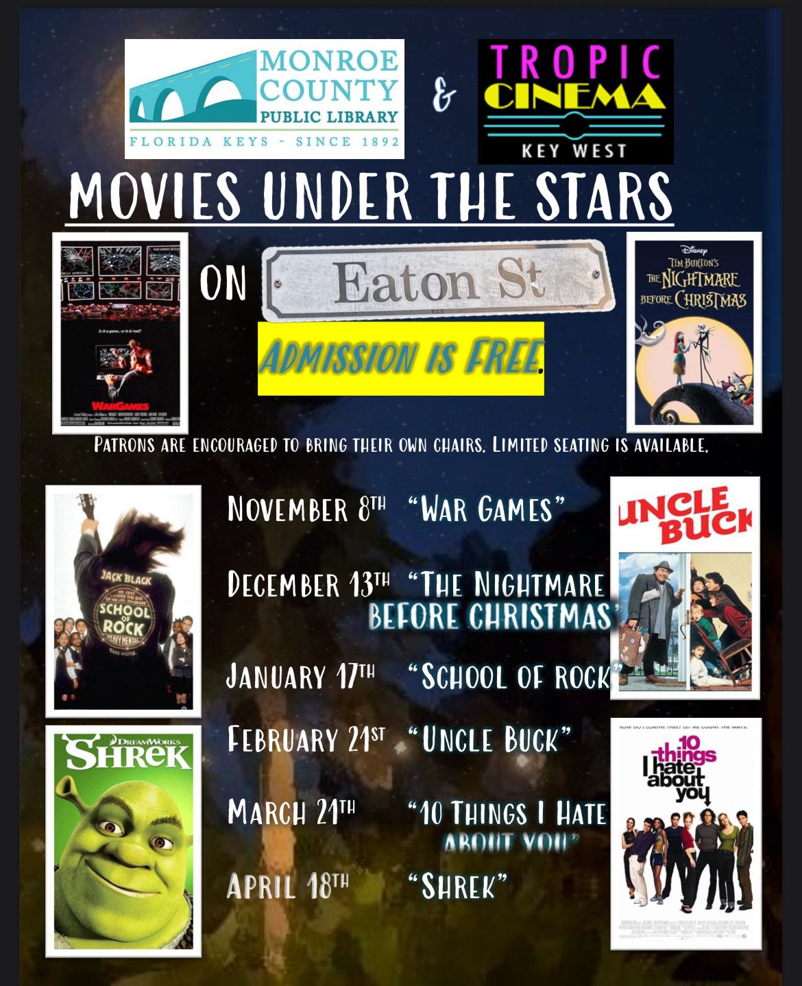 MOVIES UNDER THE STARS:  A Nightmare Before Christmas